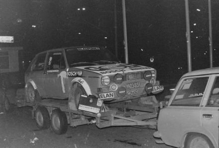 VW Golf GTi załogi Vic Dietmayer i Kurt Heissenberger.