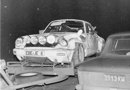 Porsche Carrera RS załogi Jürgen Ebenhoh i Arwed Fischer.