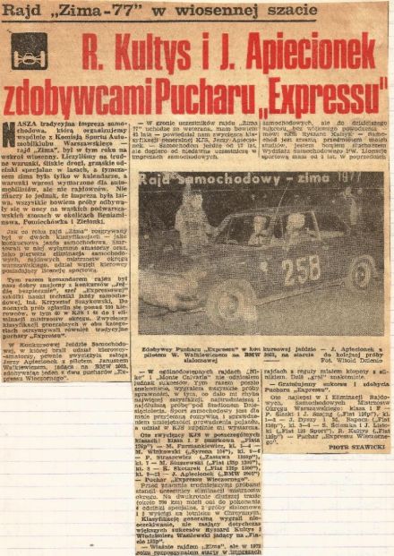 Rajd Zima 1977r