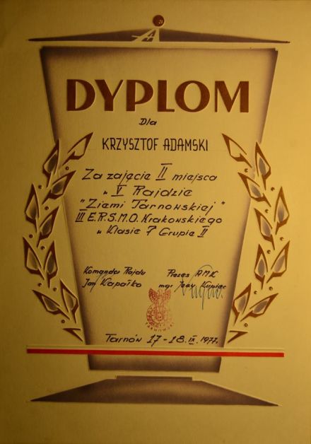 Rajd Ziemi Tarnowskiej - 1977r