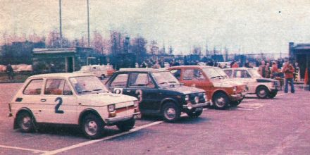 Chorzów - wyścigi maluchów 1977r.