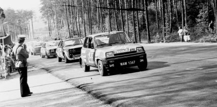 Błażej Krupa – Renault 5 Alpine, Marian Bublewicz – Fiat 128 Sport coupe 3 porte, Michał Damm – VW Scirocco.