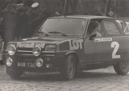 Błażej Krupa i Piotr Mystkowski – Renault 5 Alpine.