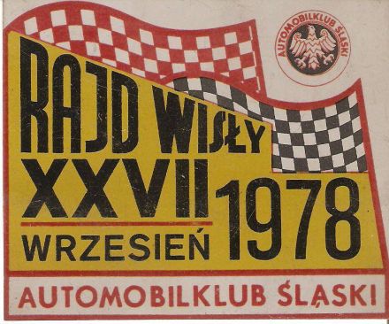 27 Rajd Wisły - 1978r