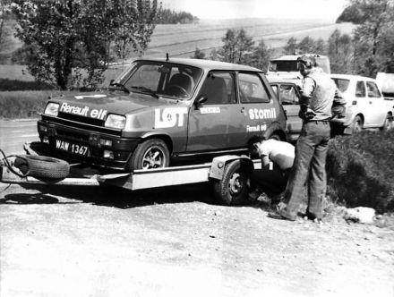 Renault 5 Alpine Błażeja Krupy. 