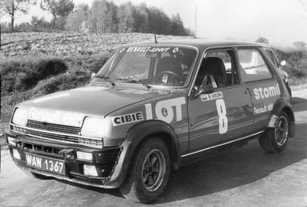 Renault 5 Alpine Błażeja Krupa.