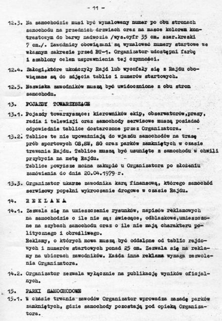 4 Rajd Krakowski Krokusy - 1979r