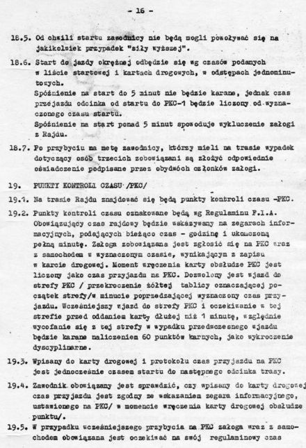 4 Rajd Krakowski Krokusy - 1979r