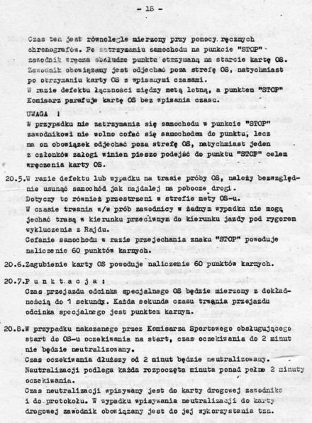 4 Rajd Krakowski Krokusy - 1979r