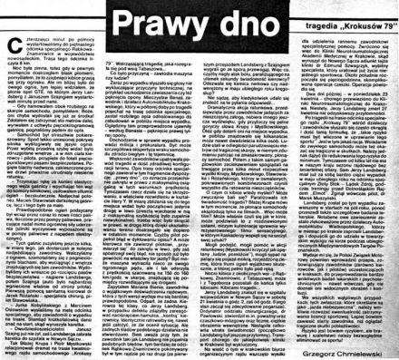4 Rajd Krakowski Krokusy - 1979r.