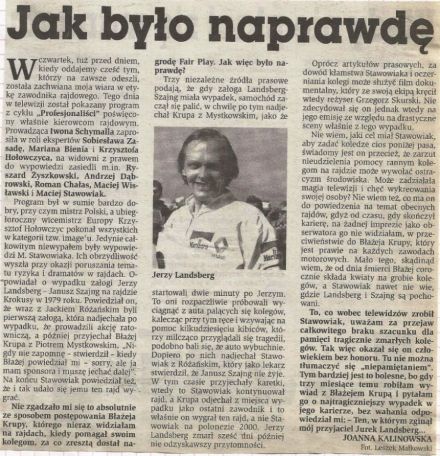 Rajd Krokusy 1979 - Jerzy Landsberg