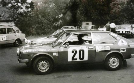 Andrzej Witkowicz i Marek Rompel – Fiat 128 Sport coupe 3porte.