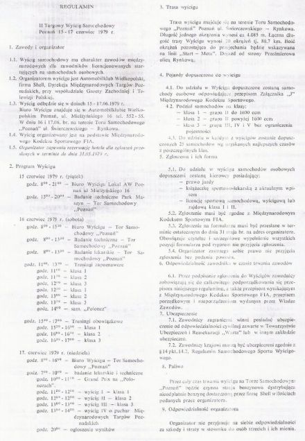 Program i regulamin
