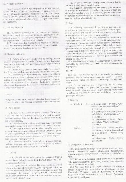 Program i regulamin