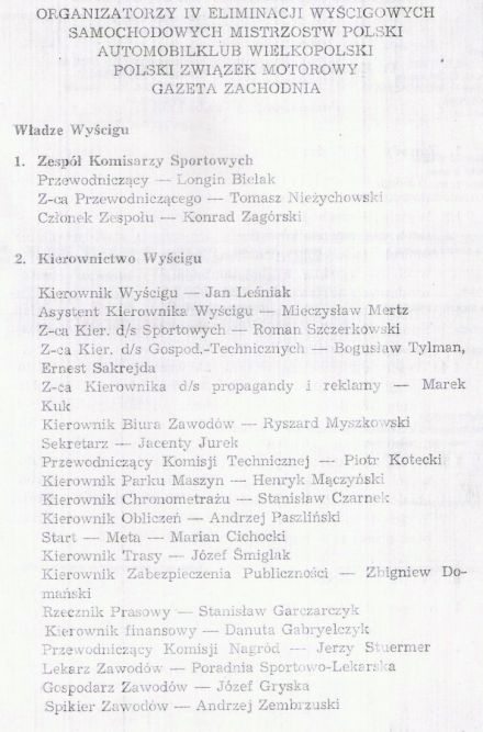 Program i regulamin