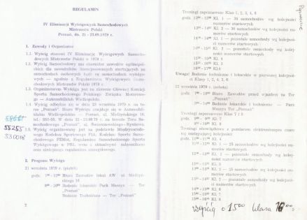 Program i regulamin