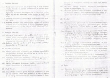 Program i regulamin