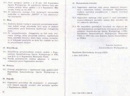 Program i regulamin