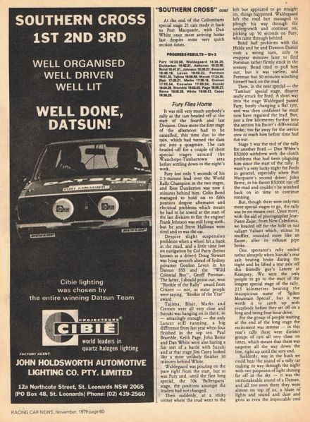 Racing Car News - november