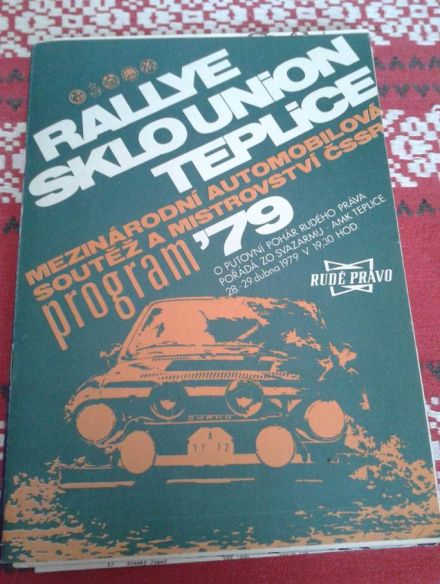 8 Rallye Sklo Union Teplice. 2 eliminacja.  28-29.04.1979r.