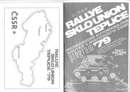 8 Rallye Sklo Union Teplice. 2 eliminacja.  28-29.04.1979r.