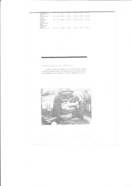 8 Rallye Sklo Union Teplice. 2 eliminacja.  28-29.04.1979r.