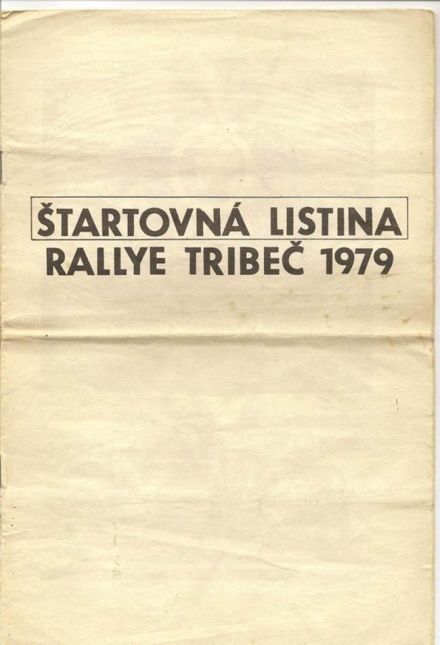 Rallye Tribeč Topolčany. 4 eliminacja.