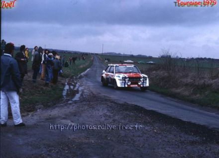 Rajd Criterium de Touraine. 3 eliminacja.  24-25.03.1979r.
