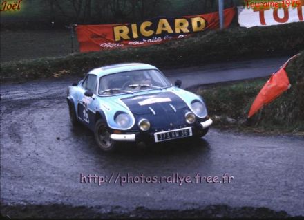 Rajd Criterium de Touraine. 3 eliminacja.  24-25.03.1979r.