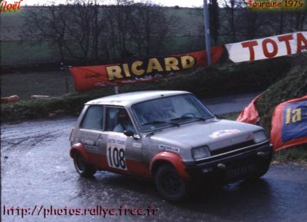 Rajd Criterium de Touraine. 3 eliminacja.  24-25.03.1979r.