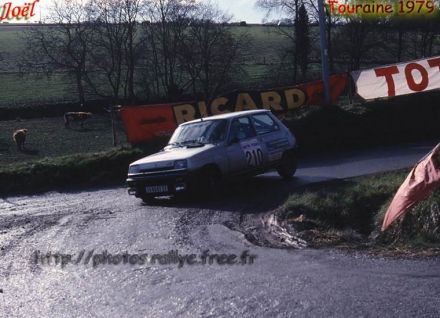 Rajd Criterium de Touraine. 3 eliminacja.  24-25.03.1979r.