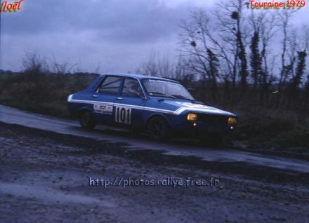 Rajd Criterium de Touraine. 3 eliminacja.  24-25.03.1979r.