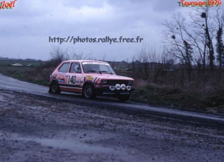 Rajd Criterium de Touraine. 3 eliminacja.  24-25.03.1979r.
