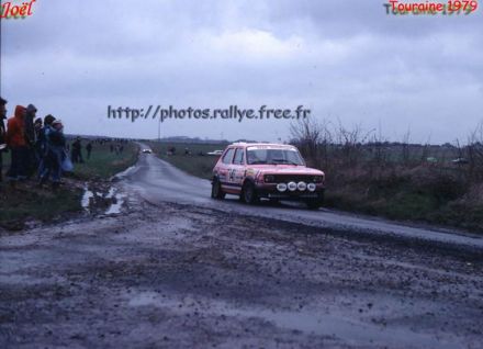 Rajd Criterium de Touraine. 3 eliminacja.  24-25.03.1979r.
