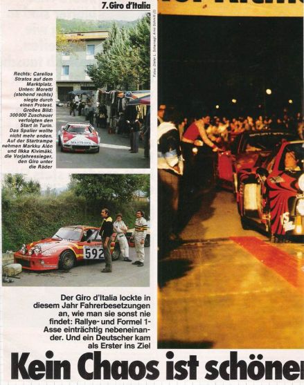 7 Giro d’Italia.  9-11.11.1979r.