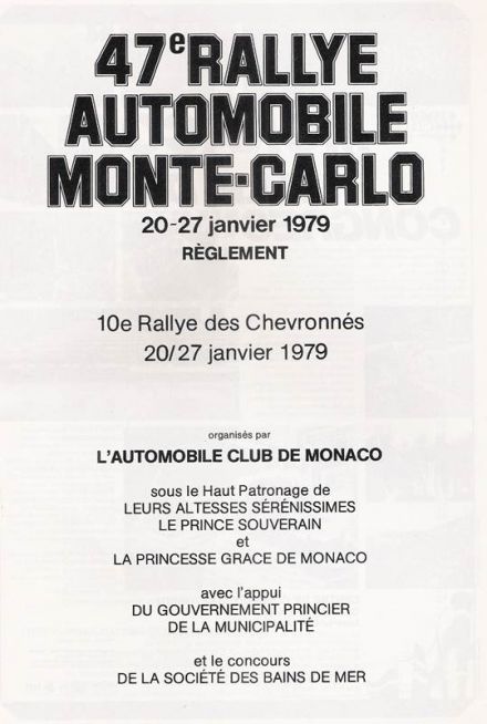 47 Rallye Monte Carlo (MC) - 1 eliminacja