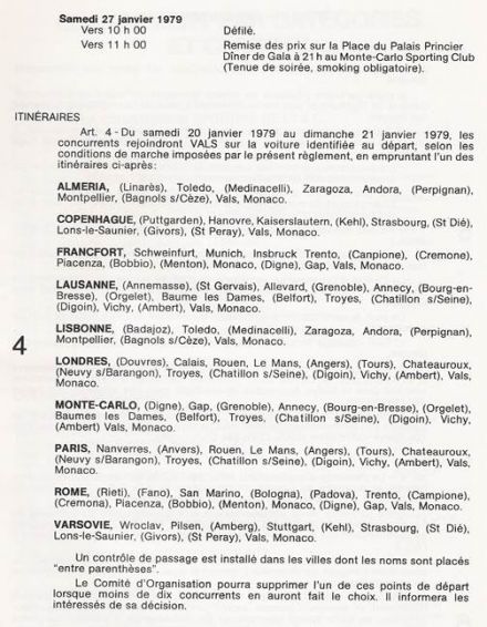 47 Rallye Monte Carlo (MC) - 1 eliminacja