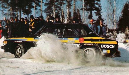 Stig Blomqvist i Björn Cederberg – Saab 99 Turbo.