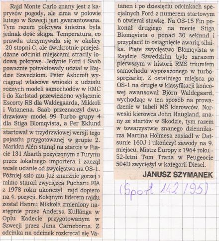 Rajd Szwecji