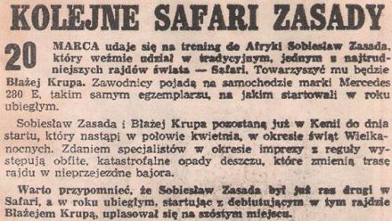 Rajd Safari