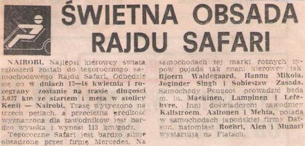 Rajd Safari