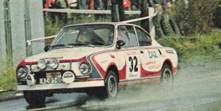 11 Rallye Tatry (CS). 6 eliminacja.  15-16.09.1979r.