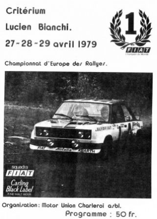 10 Criterium Lucien Bianchi (B). 17 eliminacja (2).  27-29.04.1979r.