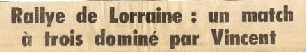 25 Rallye de Lorraine (F). 21 eliminacja (2).  19-20.05.1979r.
