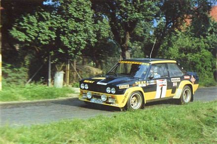 Antonio Zanini i Juan Petisco – Seat 131 Abarth.