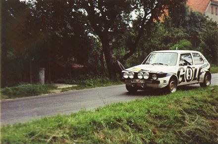 Holger Bohne i Karl Heinz Wellmann – VW Golf I GTi.