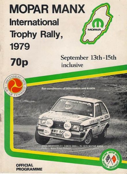 17 Manx International Rallye (GB). 38 eliminacja (2).  13-15.09.1979r.