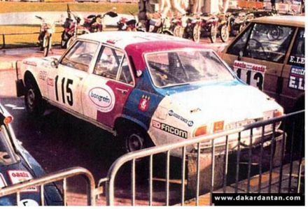 Jean Louis Figureau i Jean Paul Ydraut – Peugeot 504.