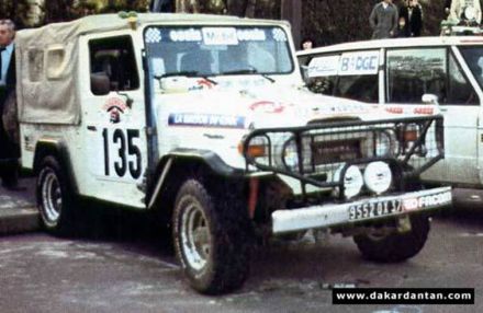 Dominique Fougerouse, Christine Beckers i Marguerite Ondarts (F) – Toyota BJ.