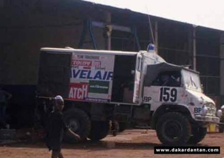 Michel Etchepar i Gerard Loupias – Mercedes Unimog.